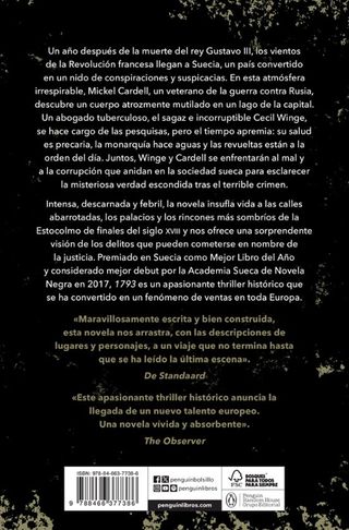 1793 (Trilogía de Estocolmo 1) - Saga novela negra