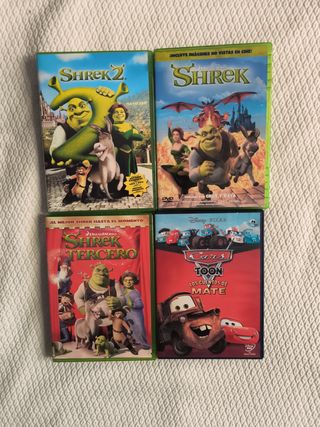 Lote DVDs Disney, Pixar y DreamWorks
