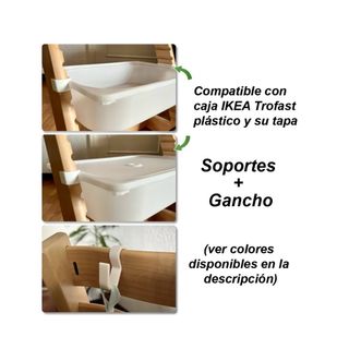 Combo adaptadores + gancho para trona STOKKE