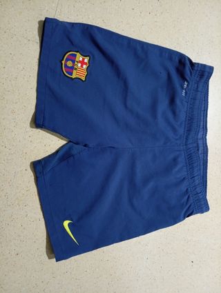 Pantalón corto FC Barcelona niño Nike azul