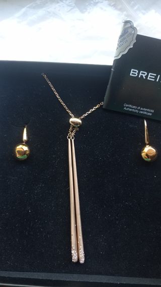 Breil Catenina e Orecchini Oro