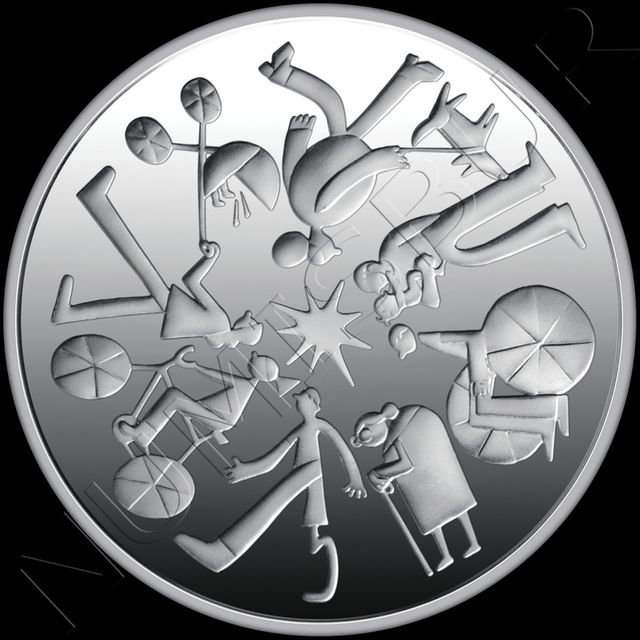 Moneda 5 Hryvnia Ucrania 2024 Sin barreras.