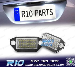 LUCES MATRICULA PARA FORD MONDEO MK3 00-07 LED
