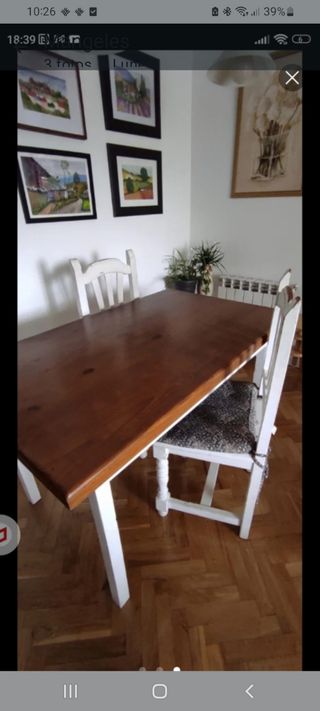 Mesa de comedor madera maciza