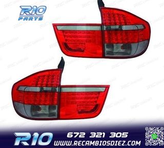 PILOTOS BMW X5 E70 07-10 LED ROJO AHUMADO