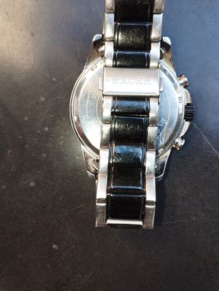 Reloj Racer Negro y Plateado