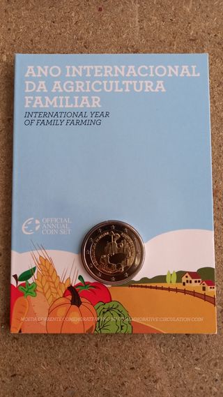 Moneda Conmemorativa Portugal 2 € BU Y PROOF