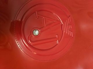 Bolso Armani Grande Plástico Rojo