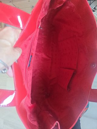 Bolso Armani Grande Plástico Rojo
