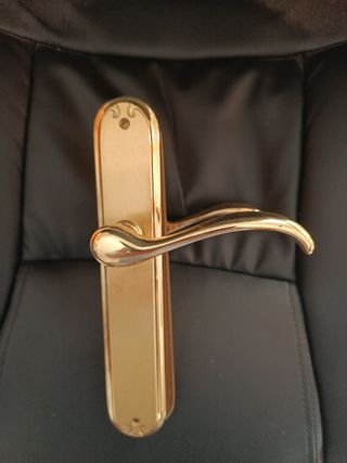 Lotes varias Manillas doradas para puerta, bisagra