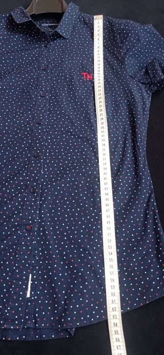 Camisa Tommy Hilfiger azul marino  Corazones