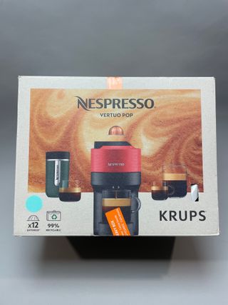 Cafetera Nespresso Krups Vertuo POP Verde