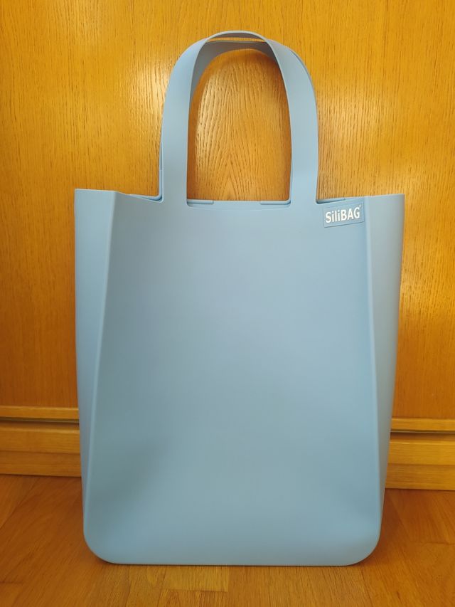 Bolso de silicona SiliBAG azul