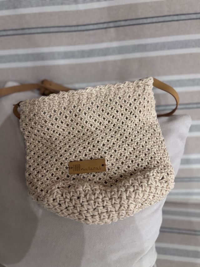 Bolso Biba Natural Beige Pequeño