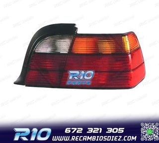 PILOTO DCH BMW E36 COUPE ROJO BLANCO AMBAR