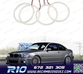 KIT OJOS ANGEL LED PARA BMW E46 COUPE CABRIO RESTYLING