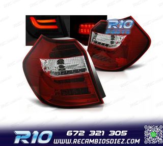 PILOTOS BMW E81 E87 07-11 LIGHT BAR ROJOS
