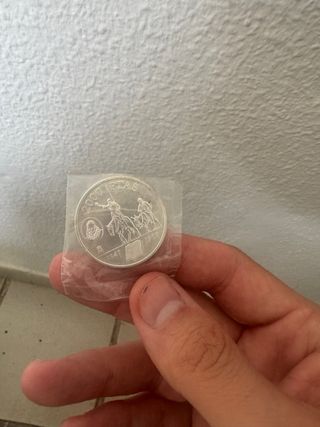 Lote 2 Monedas 2000 Pesetas Plata 1997