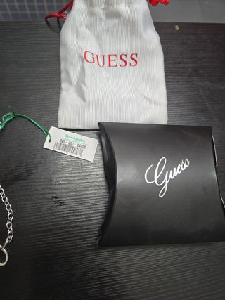 Pulsera Guess Corazones Plata