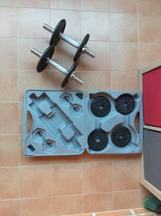 Mancuernas 12kg (par).