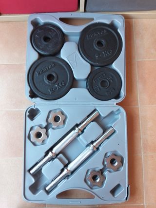 Mancuernas 12kg (par).