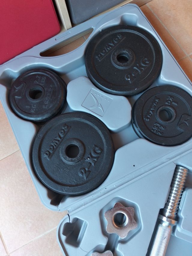 Mancuernas 12kg (par).