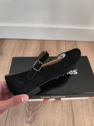 Zapatos planos Hush Puppies negros talla 37 nuevos