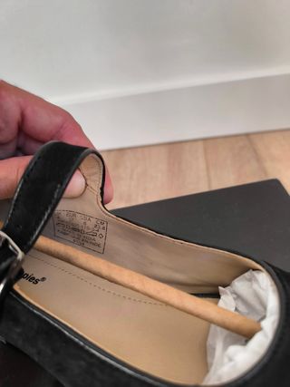 Zapatos planos Hush Puppies negros talla 37 nuevos