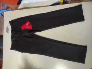 Pantaloni bambino neri con cavallino