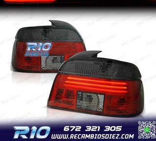 PILOTOS BMW SERIE 5 E39 95-00 LOOK CELIS ROJO NEGRO