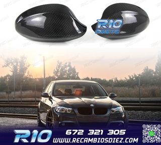 CARCASAS ESPEJOS RETROVISORES BMW E90 E91 CARBONO LOOK M