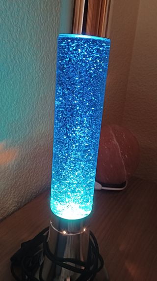 Lámpara de luz (flota como lava) con movimiento 