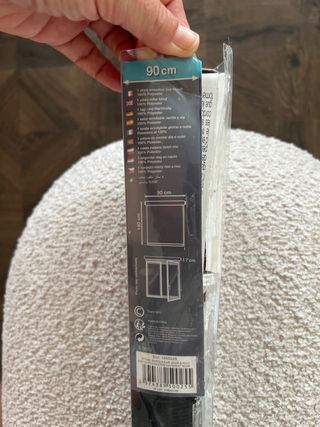 Estor enrollable día y noche gris oscuro/negro