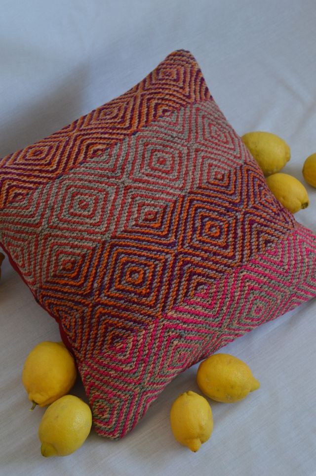 Almofada Decorativa-Artesanato Peruano