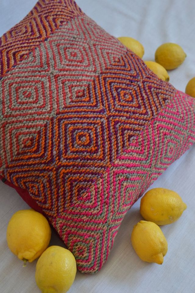 Almofada Decorativa-Artesanato Peruano