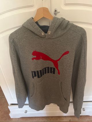 Sudadera Puma chico gris