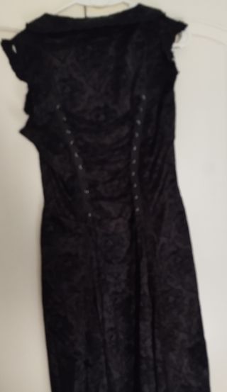 Vestido gótico negro