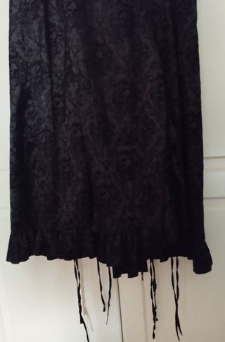 Vestido gótico negro