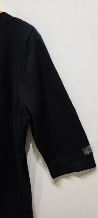 Maglioncino donna mezza manica nero taglia M