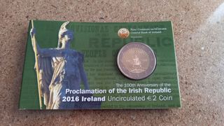 Moneda Conmemorativa Irlanda 2€ 2016 