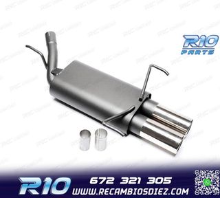 SILENCIOSO ESCAPE PARA OPEL CORSA 09 2000-2006 x2