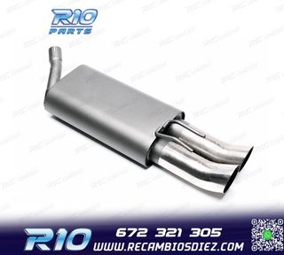 SILENCIOSO ESCAPE PARA RENAULT TWINGO 03 1993- x2 DTM