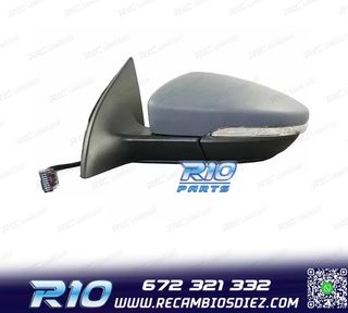 ESPEJO RETROVISOR IZQ VOLKSWAGEN SCIROCCO 08-14 6 PIN