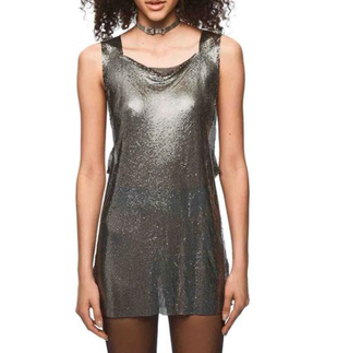 Vestido Pepe Jeans Megan Dua Lipa Plata