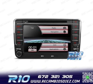 RADIO NAVEGADOR 7" PARA SEAT SKODA VOLKSWAGEN VW USB GPS TAC