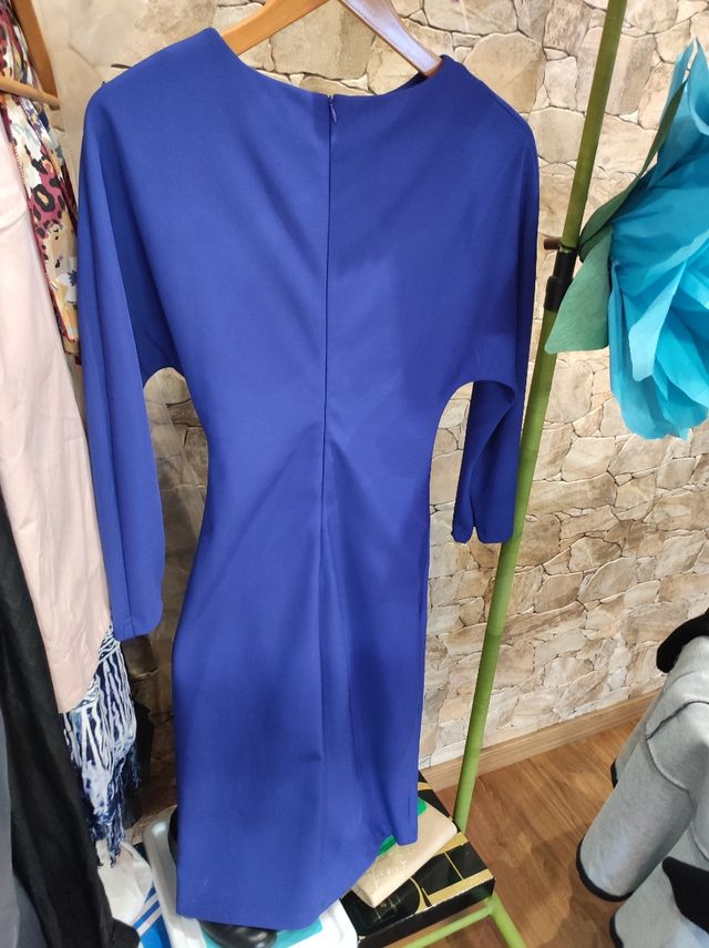 Vestido Adolfo Dominguez Azul Talla M