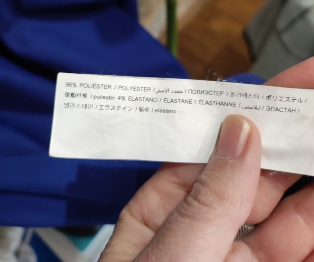 Vestido Adolfo Dominguez Azul Talla M