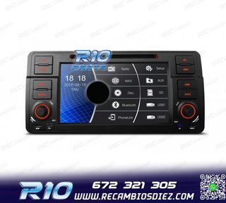 RADIO NAVEGADOR 7" PARA BMW SERIE 3 E46 98-06 USB GPS TACTIL