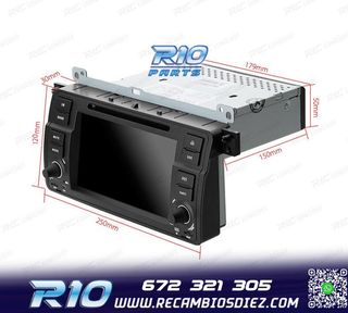 RADIO NAVEGADOR 7" PARA BMW SERIE 3 E46 98-06 USB GPS TACTIL