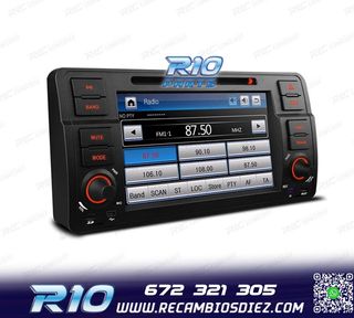 RADIO NAVEGADOR 7" PARA BMW SERIE 3 E46 98-06 USB GPS TACTIL